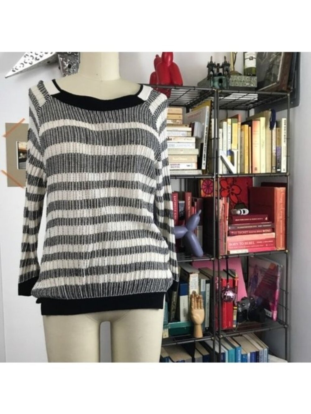 Anthropologie Sparrow Karina Striped Sweater Knit